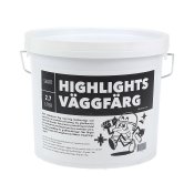 Highlights Väggfärg 2.7 liter, Svart