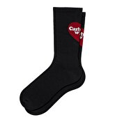Carhartt WIP Heart Socks, Black