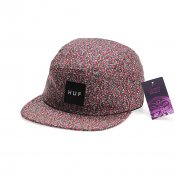 HUF x Liberty Pepper Volley 5-panel, Pink Green