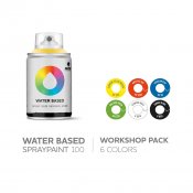 MTN Water Based 100ml Workshop Pack, 6-pack