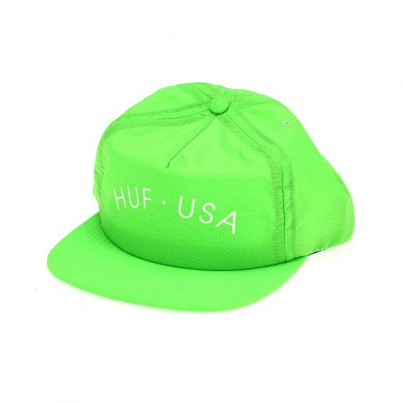 HUF USA Snapback, Hot Lime