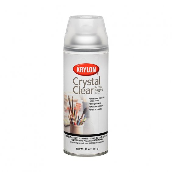 Krylon Crystal Clear Acrylic Varnish 400ml
