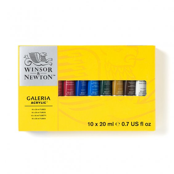 Winsor & Newton Galeria Acrylic 20ml, 10-Set