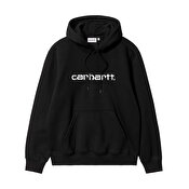 Carhartt WIP Hooded Carhartt Sweat, Black/White