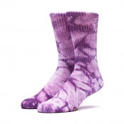 HUF Acid Crew Sock, Purple Tie Dye