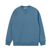 Carhartt Chase Sweat, Icy Water / Gold