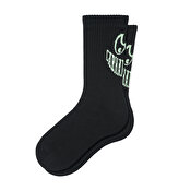 Carhartt WIP Grin Socks, Black / Pale Spearmint