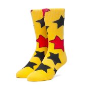 HUF x BODE Cheece Wizard Socks, Yellow