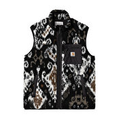 Carhartt Wip Prentis Vest Liner, Baru Jacquard, Black/Black