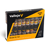 Vallejo Model Air Set Weathering Colors 16 x 17 ml