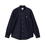 Carhartt WIP L/S Madison Shirt, Dark Navy