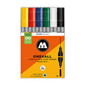 Molotow ONE4ALL Acrylic Twin Basic Set 1. 6-set