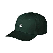 Carhartt WIP Madison Logo Cap, Dark Scarab / White