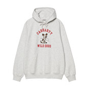 Carhartt WIP Hooded Wild Dog Sweat, Ash Heather