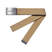 Carhartt Clip Belt Chrome, Dusty H Brown