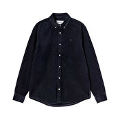 Carhartt WIP L/S Madison Cord Shirt, Dark Navy