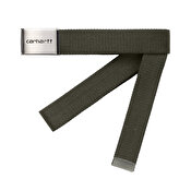 Carhartt WIP Clip Belt Chrome, Cypress