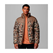 Columbia Puffect IV Printed Jacket, Fossil Puzzle