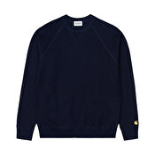 Carhartt WIP Chase Sweater, Dark Navy/Gold