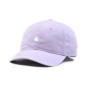 Carhartt WIP Madison Logo Cap, Pink Fog/White