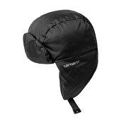 Carhartt WIP Ardon Ear Guard Cap, Black/Shady Grey
