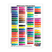 Createx Colour Chart