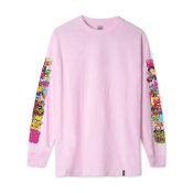 HUF x BODE Was Here L/S Tee, Pink
