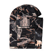 Carhartt WIP Blevin Mask, Camo Feather Tree, Black