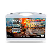 Vallejo Model Color Combination Case, 80-set