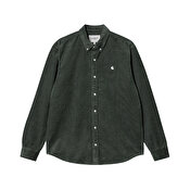 Carhartt WIP L/S Madison Cord Shirt, Boxwood / Wax