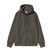 Carhartt WIP Hooded Chase Jacket, Shungite/Gold