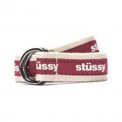 Stussy Taped D-Ring Belt, Tan