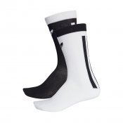 Adidas Originals Thin Crew Socks 2-P, Black White