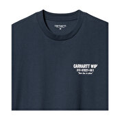 Carhartt WIP S/S Less Troubles T-Shirt, Blue/Wax