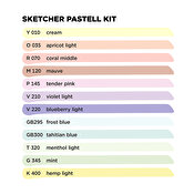 Molotow Sketcher 12-set Pastel