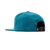 Stussy Stock Rubber Patch Cap, Teal