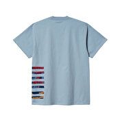 Carhartt S/S Collage State T-Shirt, Frosted Blue