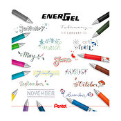Pentel EnerGel BL77 Permanent Roller 0,7mm, 12-set