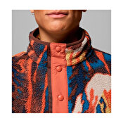 Columbia Helvetia Printed Half Snap Fleece, Teak Brown Soar