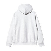 Carhartt WIP Hooded American Script Sweat, Ash Heater
