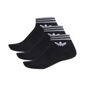 Adidas Originals Trefoil Ankle Socks, Black