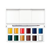 Winsor & Newon Akvarellset Cotman sketchers pocket box 12 ½ koppar
