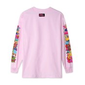 HUF x BODE Was Here L/S Tee, Pink