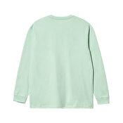 Carhartt WIP L/S Chase T-Shirt, Pale Spearmint / Gold