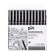 Uni Pin Fine Line - 12 Set