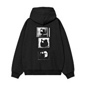 Carhartt WIP Hooded Caps Sweat, Black