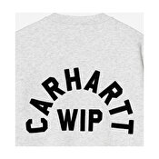 Carhartt WIP Arch Script Sweat, Ash Heater/Dark Navy