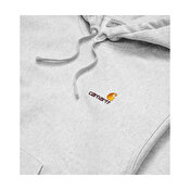 Carhartt WIP Hooded American Script Sweat, Ash Heater