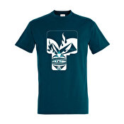 Skullnins Deep Ocean Skull T-shirt, Turquoise