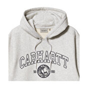 Carhartt WIP Hooded Coin Sweat, Ash Heather/Atom Blue